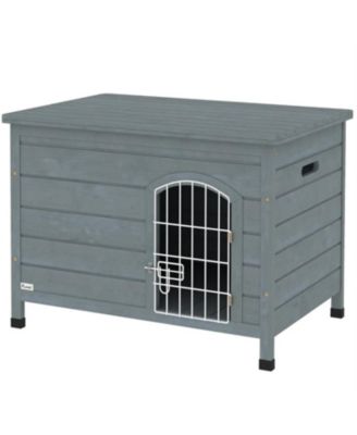  Dog Cage Kennel Wire Door with Lock in Dark Grey