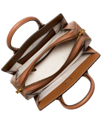 Michael Kors Laila Center Zip Small Satchel Bag