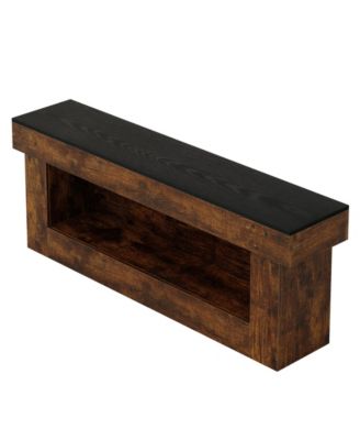 63-inch TV Stand with Storage, Entertainment Center for 60/65/70 Inches TVs, Rustic Media TV Console with Open Storage Space