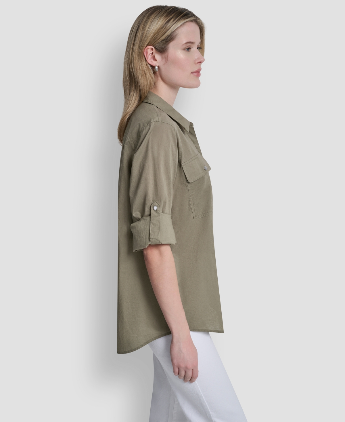 Dkny Women's Collared Neck Shirt