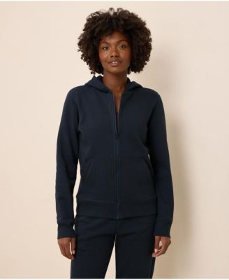 Women's Organic Cotton Cloud Brushed Fleece Zip Hoodie