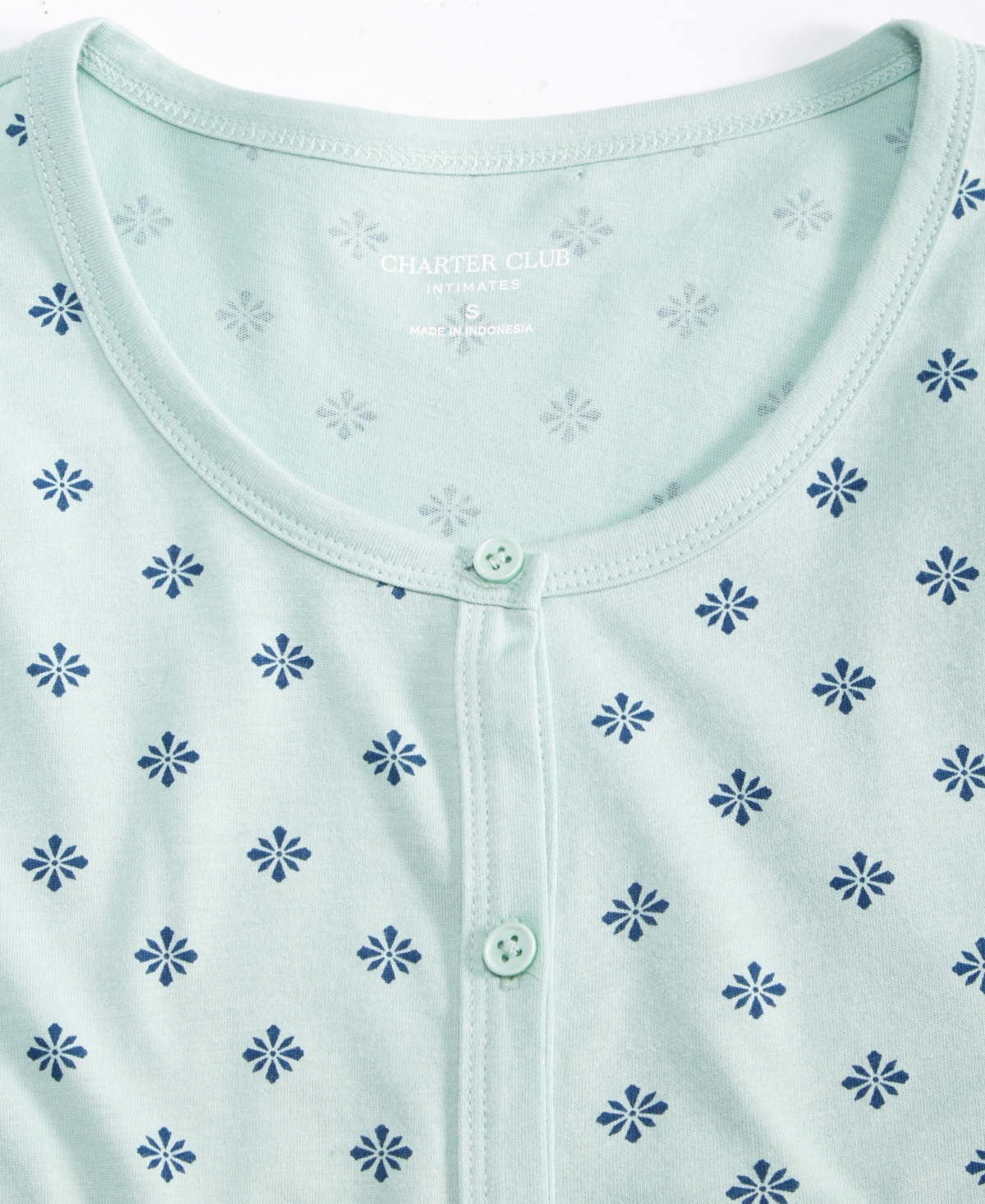 Charter Club Women's 2-Pc. Cotton Printed Cropped Pajamas Set, Created for Macy's