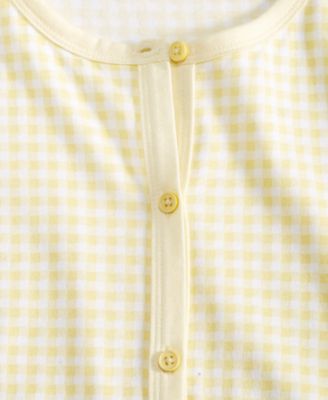 Women's 2-Pc. Cotton Printed Cropped Pajamas Set