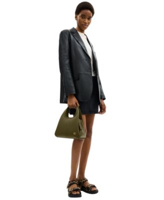 Lana Small Pebble Leather Shoulder Bag