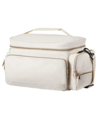 Breast Pump Bag with Waterproof Mat, Fits S1/S2, Pump Accessories & Breastmilk Storage, Portable Carrying Case for Travel, Beige