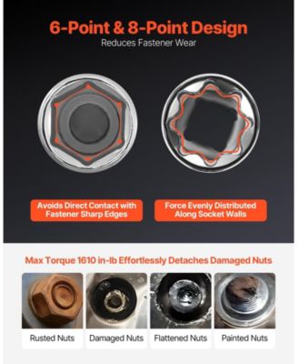 39-Piece Socket & Ratchet Set, 1/4" & 3/8" Drive SAE & Metric, Ratchet Wrench, Accessories, Storage Case, CR-V Steel