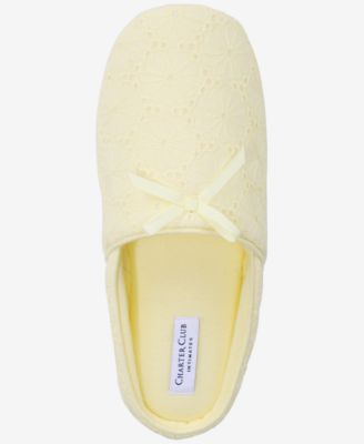 Women's Eyelet Round-Toe Slippers