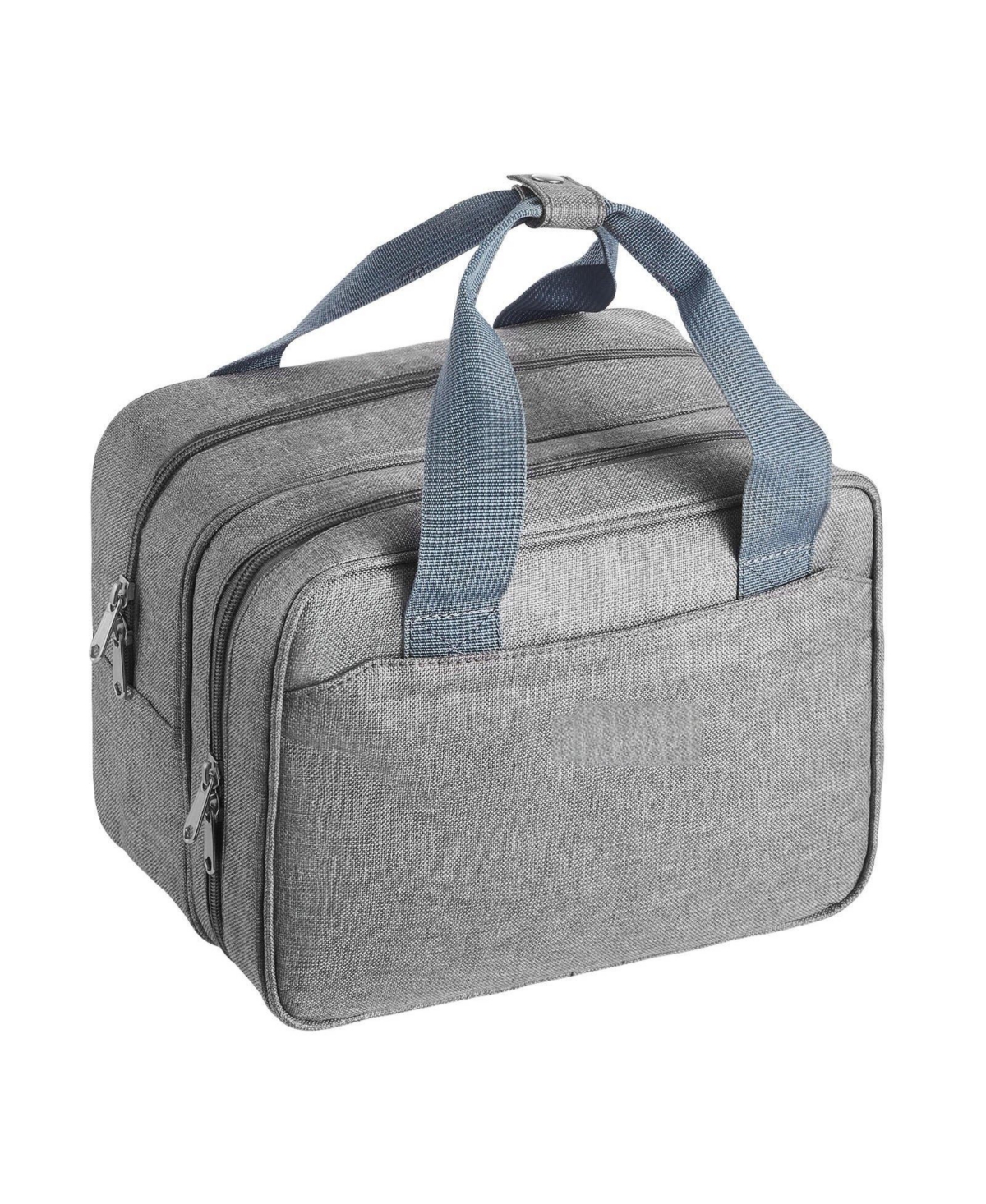 Mecale Wearable Breast Pump Bag with Ice Pack, Fits M5/M6, Storage for Pump Accessories & Breastmilk, Portable Carrying Case, Grey