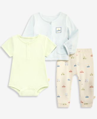Baby Boys' Traffic Patrol Three-Piece Set
