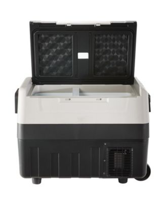 37QT/35L Dual Zone Car Refrigerator Freezer, -4&deg;F to 50&deg;F, 12/24V DC & 100-240V AC, Portable Compressor Cooler