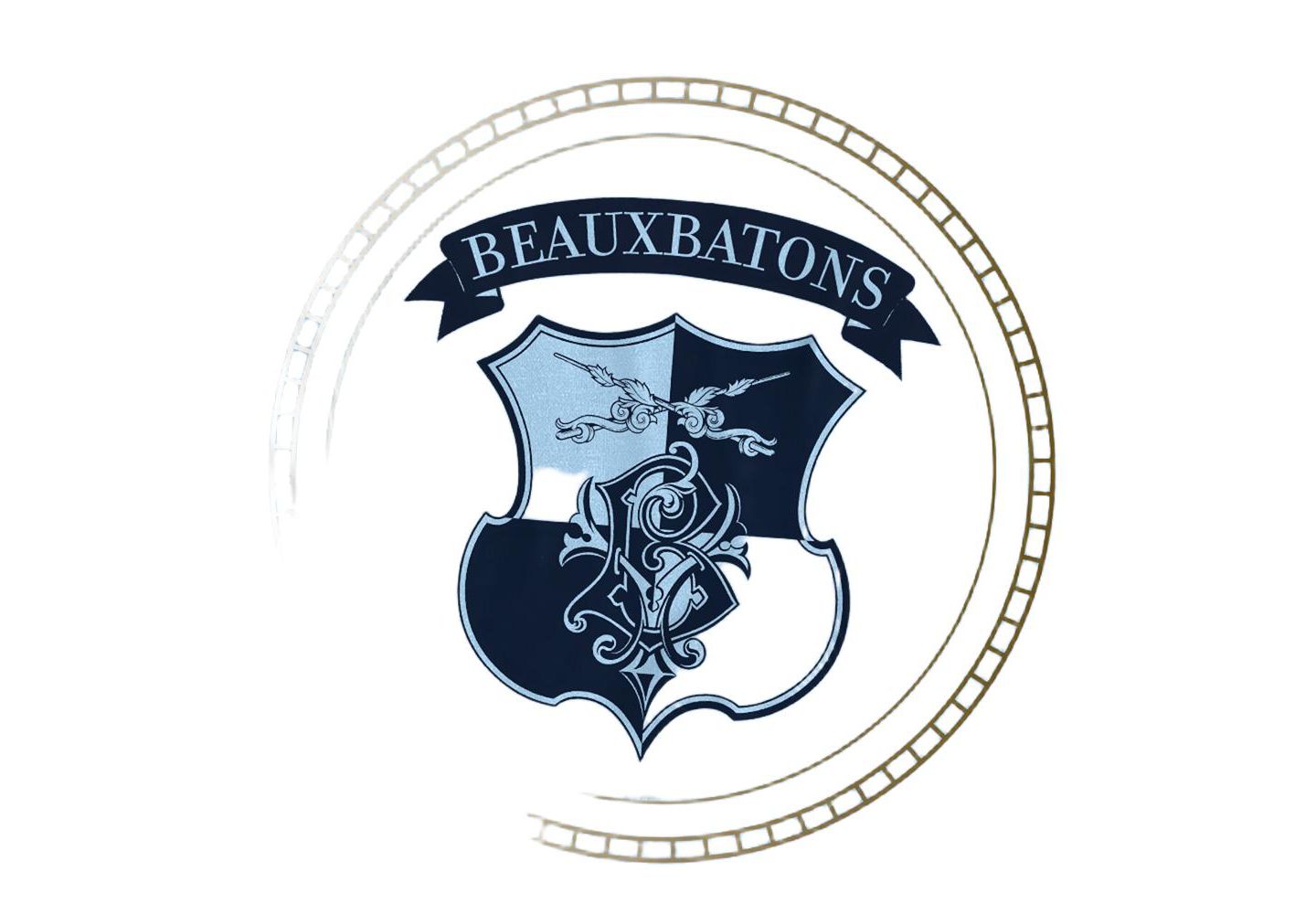 Мужская футболка Harry Potter Beauxbatons Emblem, цвет: Светлый синий — фото 2