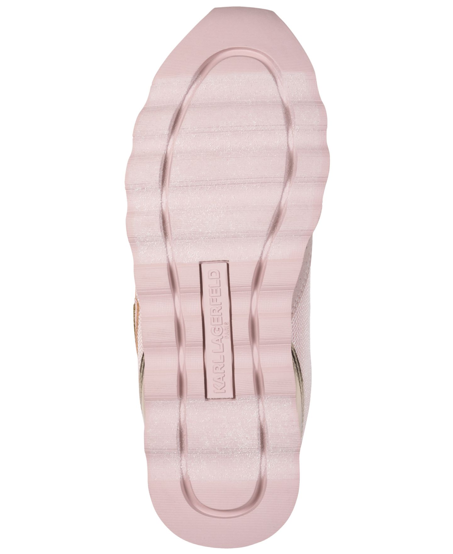Женские кроссовки KARL LAGERFELD PARIS Masrina Lace-Up, цвет: Светлый пудровый — фото 3