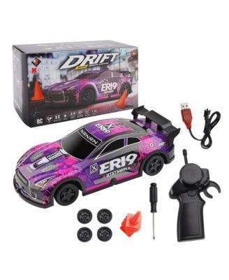 1:22 4WD Speed & Drift RC Car with LED Lights & Switchable Tire System