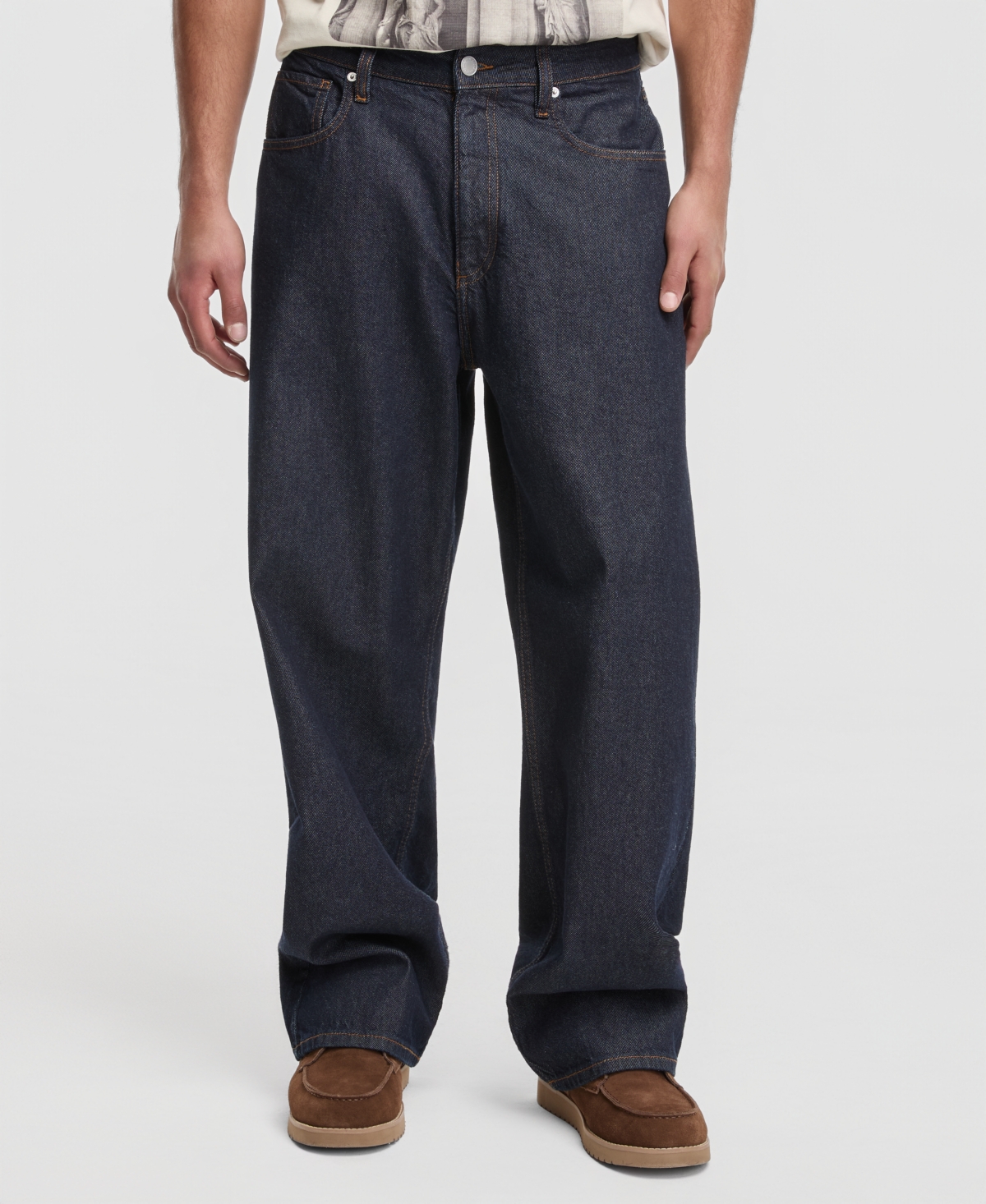 Mode of One Men's Baggy-Fit Riverside Wash Jeans, Macy's Exclusive