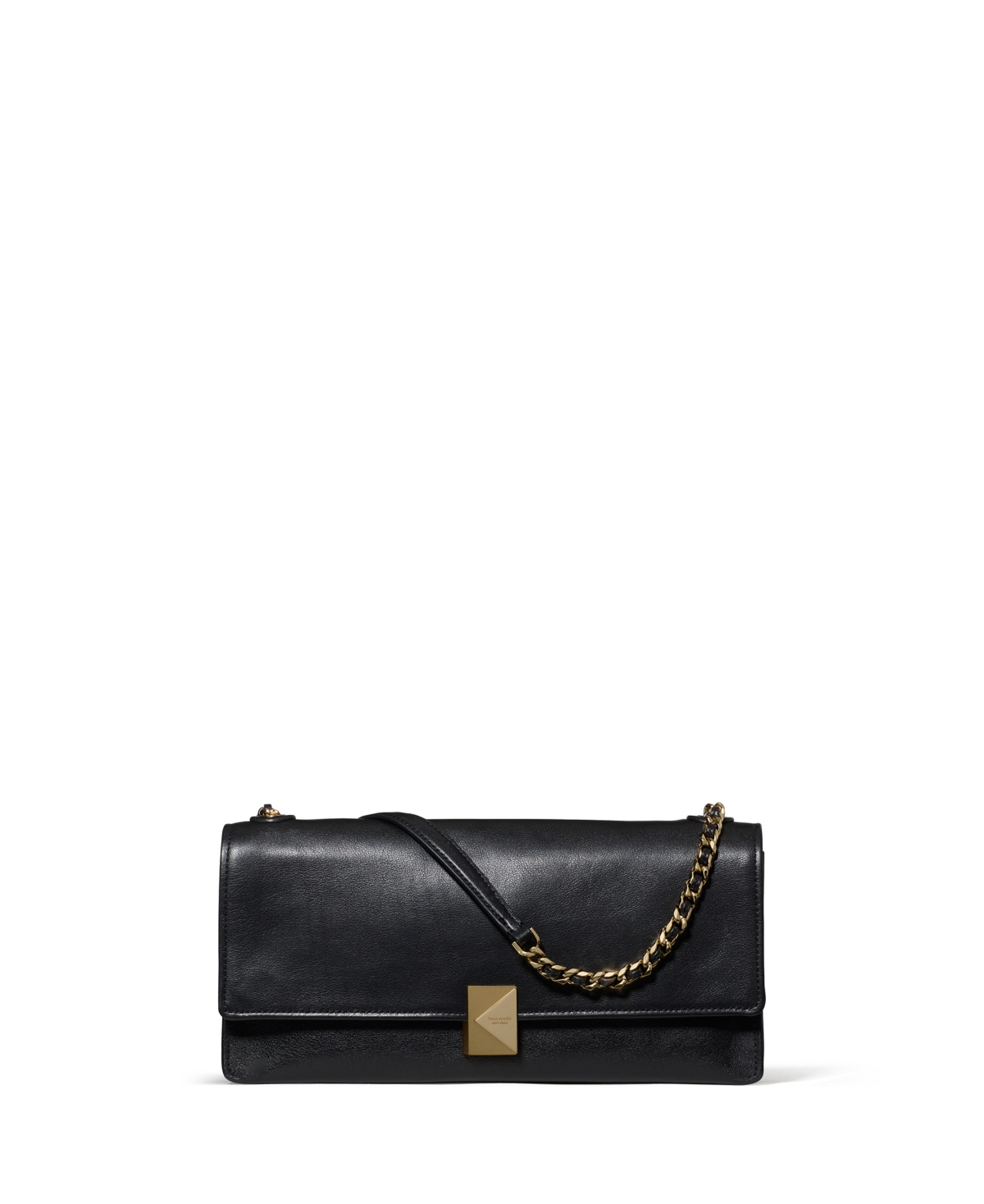 kate spade new york Deco Fine Grain Leather Soft Shoulder Bag