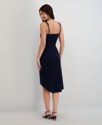 Women's Chain-Trim Midi Bodycon Dress