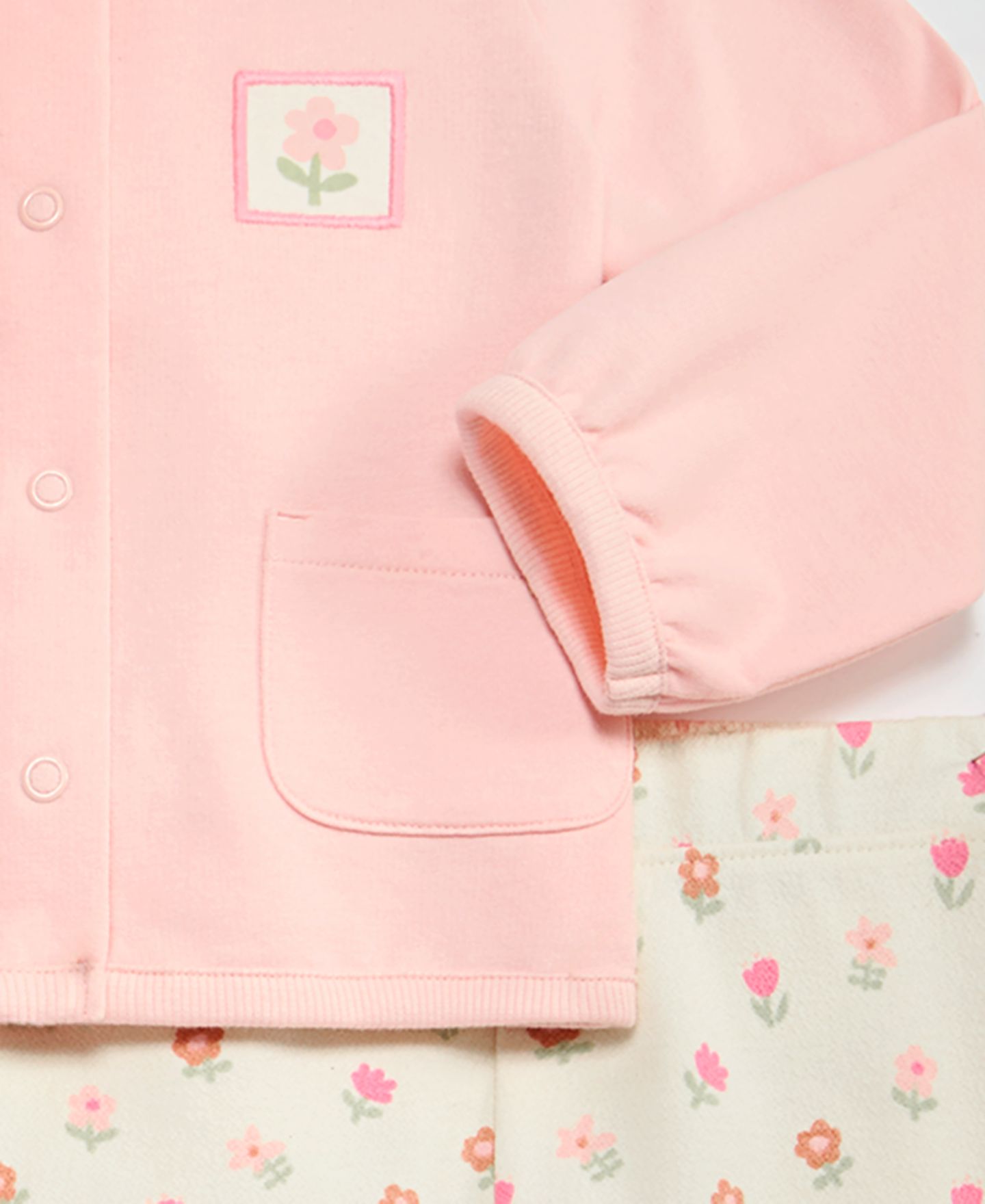 Комплекты First Impressions Cardigan, Bodysuit and Pants, 3-Piece Set для девочек-малышей, цвет: Розовый — фото 4