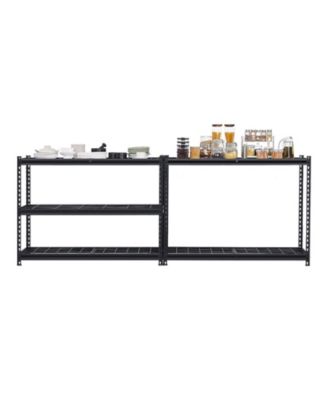 5-Tier Storage Shelves, 3000-Lb Capacity, Adjustable Heavy-Duty Utility Rack