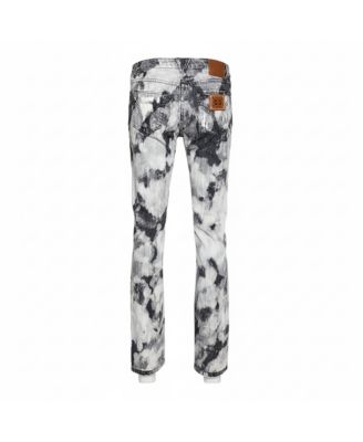 Women's Pre-Owned D&g Grey Acid Washed Denim Straight Fit Jeans