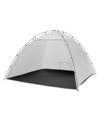 Portable Paint Booth Tent, 116.14 x 114.96 x 79.53 in, Built-in Floor, Mesh Screen, Oxford Spray Shelter