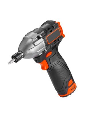 12V Brushless 1/4" Impact Driver Kit, 3000 RPM Max, Battery & Charger, 20 Bits, LED Work Light, Cordless Impact Driver