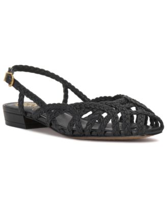 Women's Stiorra Braided Slingback Flat Sandals