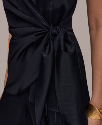 Women's Pinstripe Sleeveless Top