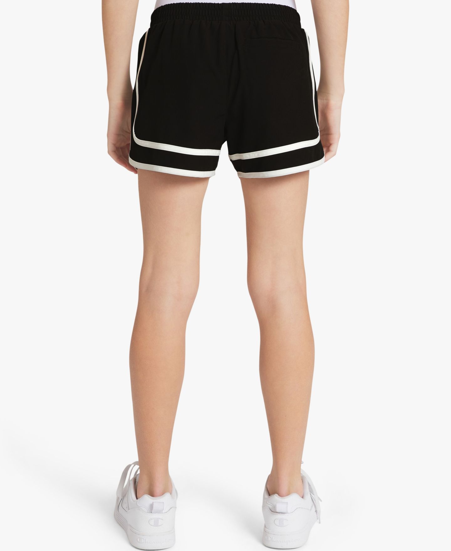Детские шорты Champion Varsity двухцветные, 7-16, цвет: Чёрный — фото 3