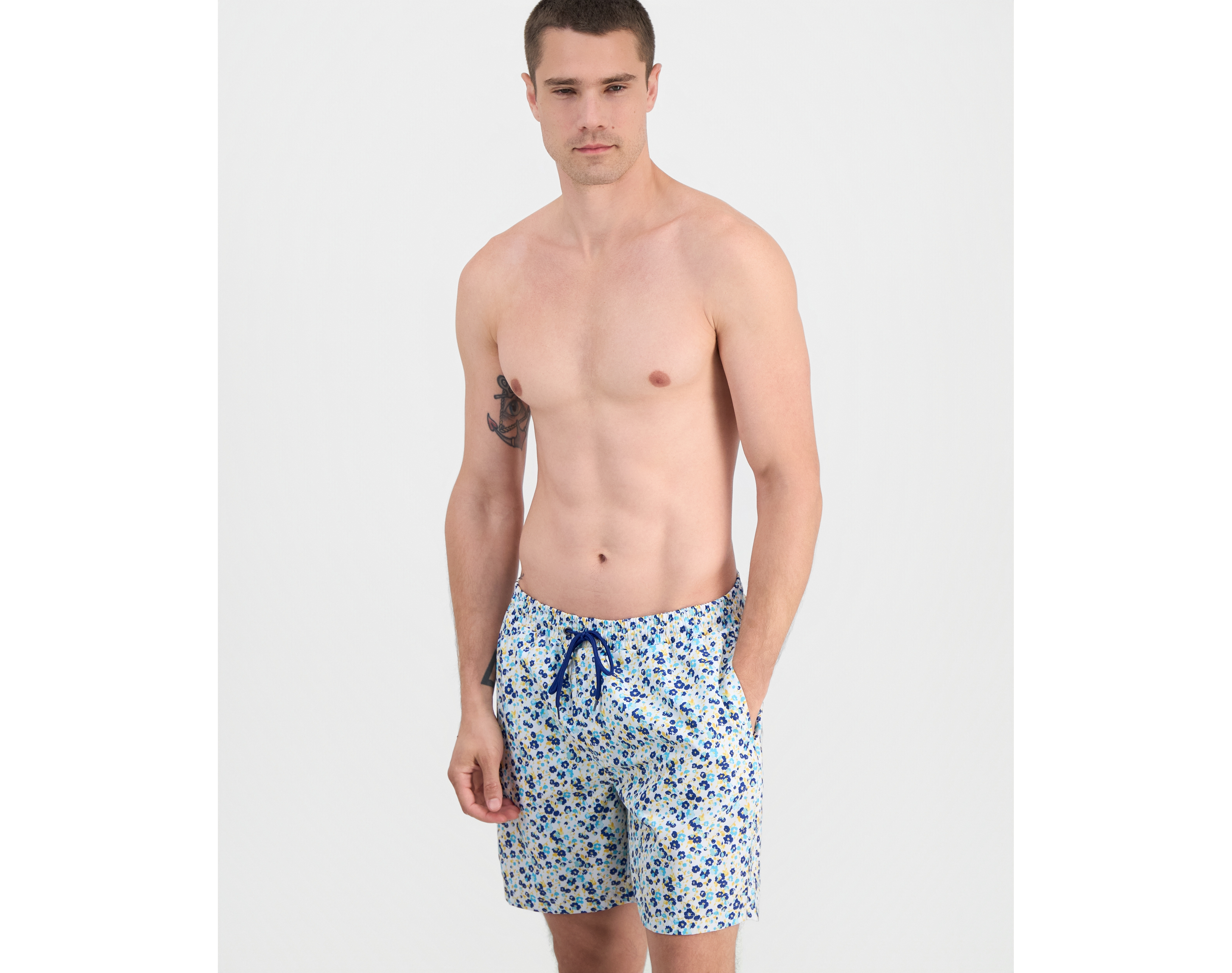 Club Room Men's Azula Floral Swim Trunks, Macy's Exclusive