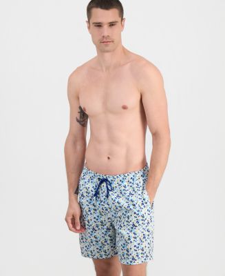 Club Room Men's Azula Floral Swim Trunks, Macy's Exclusive - Macy's