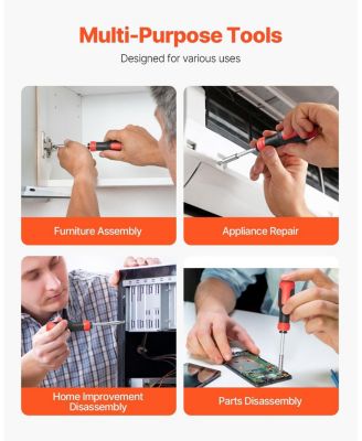 13-in-1 Magnetic Screwdriver Set, Multi-Bit Mini Nut Driver, Phillips, Flat, Torx & Square Bits, Precision Repair Tool Kit
