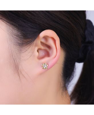 Crystal Winnie the Pooh Trio Earring Set