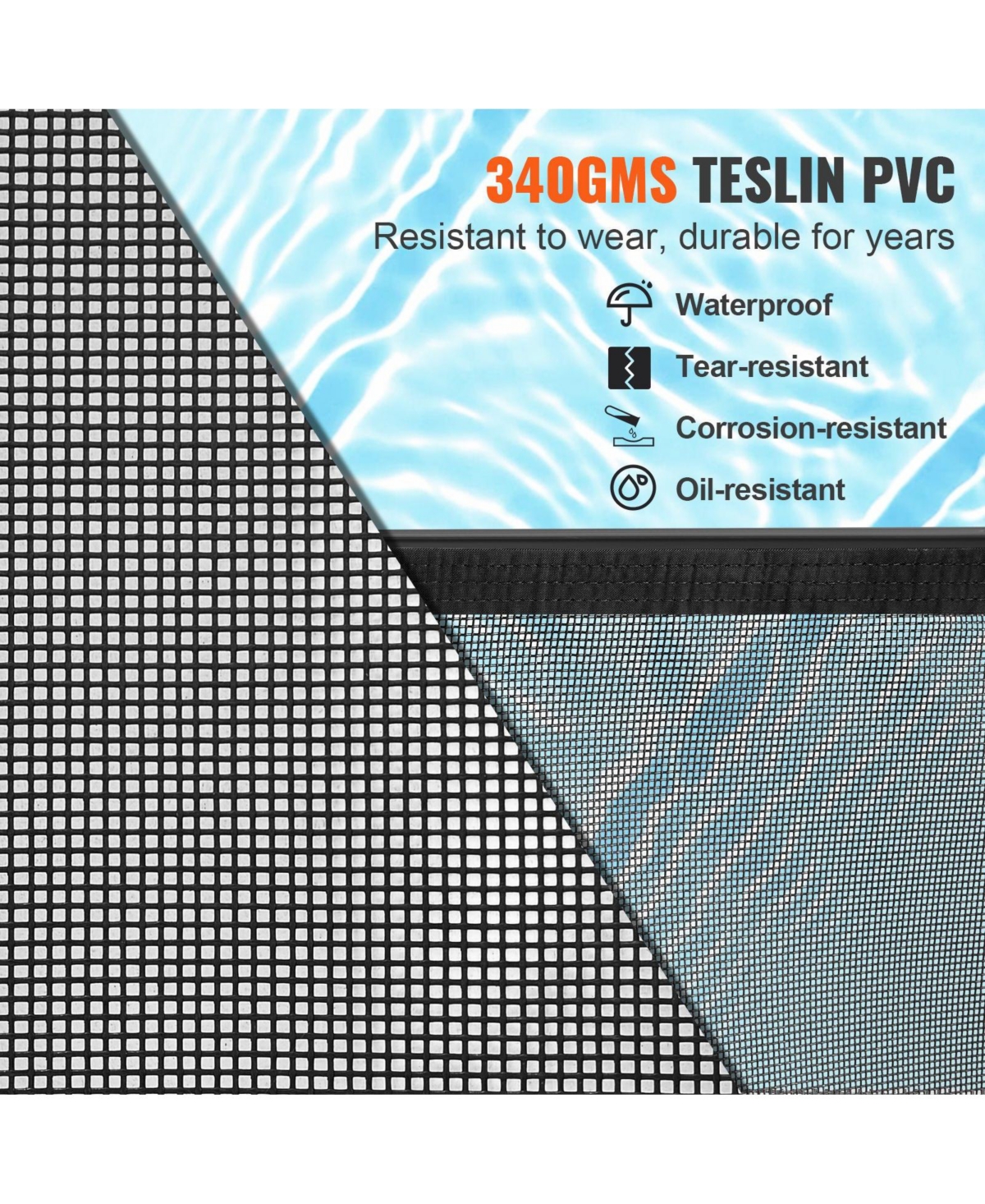 Mecale Pool Fence Gate, 4 ft x 2.5 ft Removable Inground Pool Gate Kit, Easy Diy Install, Child & Pet Safety Fence Gate with Stainless Latch