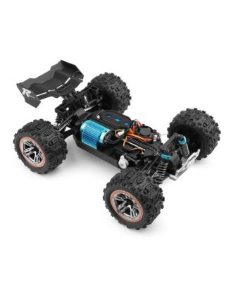 1:18 Scale 37 MPH High-Speed RC Truck with 4WD Brushless Motor, Alloy Frame & Oil Shock for Off-Road