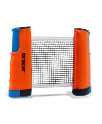 Adjustable Retractable Table Tennis Net & Post. Anywhere Ping Pong Net & Clamps