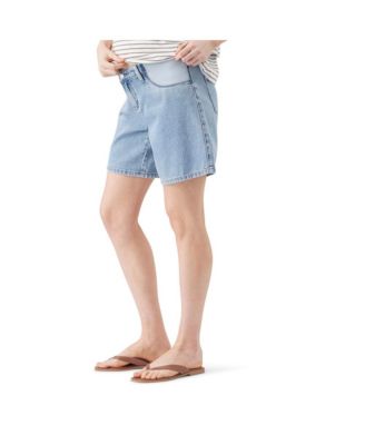 Maternity Ripe Dion Denim Short True Fade
