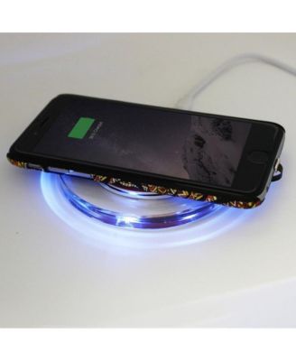 10W Crystal Wireless Charger, Crystal Base, Ultra-thin Charging Plate, Fast 7.5W Compatible with Apple iPhone 16e