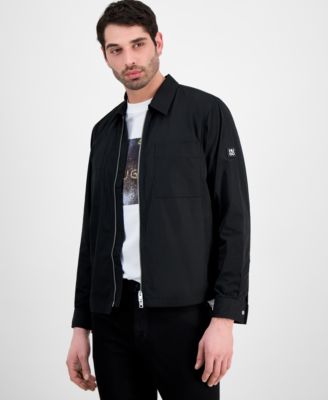 HUGO by Men's Evalom Long-Sleeve Overshirt
