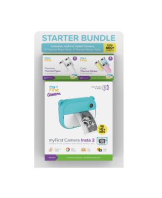 Camera Insta 2 Bundle Set -  Instant Print Camera with Thermal Paper Refills