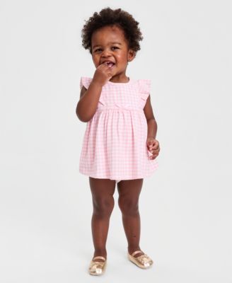 Baby Girls' Pretty Gingham Sunsuit