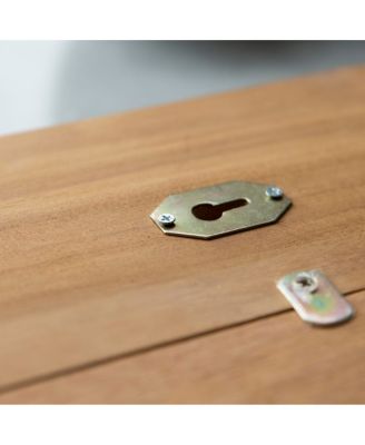   Solid Natural Teak Wood Mirror 200x90cm Modern Design Bathroom Living Room