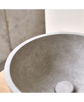 Micha round confetti terrazzo basin