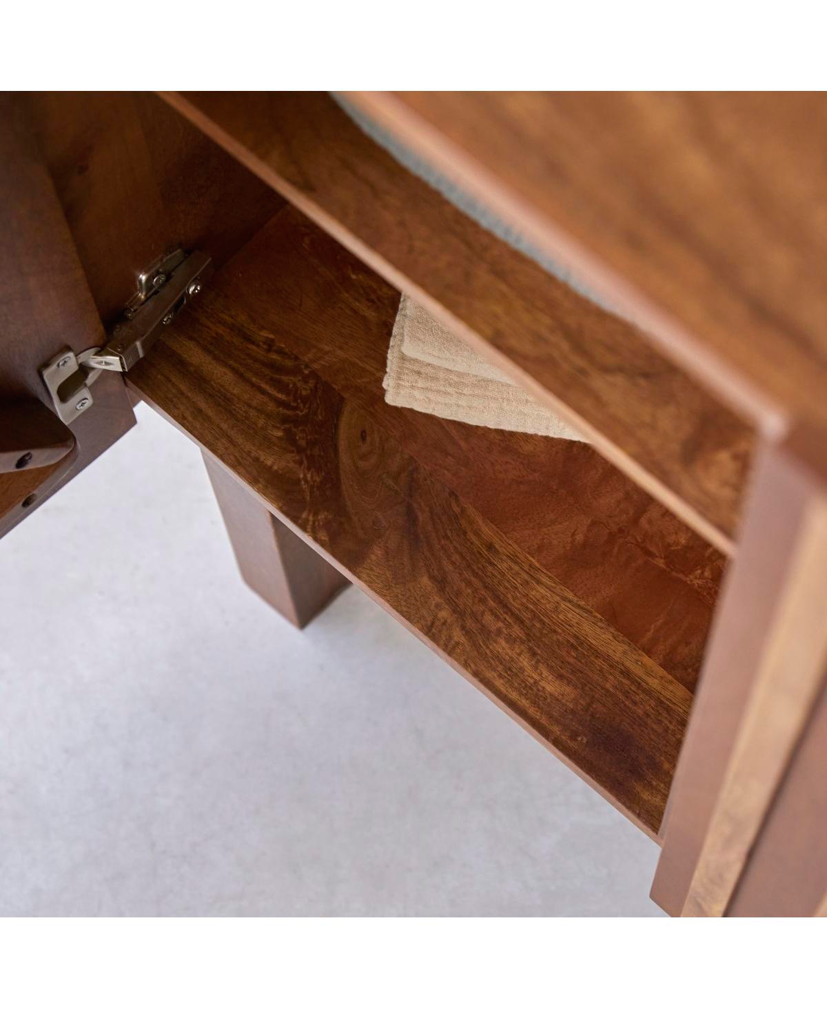 Tikamoon Milo mango wood vanity unit 164 cm