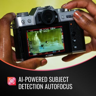 X-T30 III Mirrorless Camera with XC 13-33mm Lens, Charcoal Silver