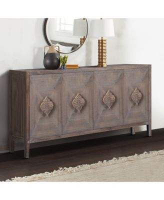 Carved Flower Door Handle for Cabinet, Living Room, Kitchen