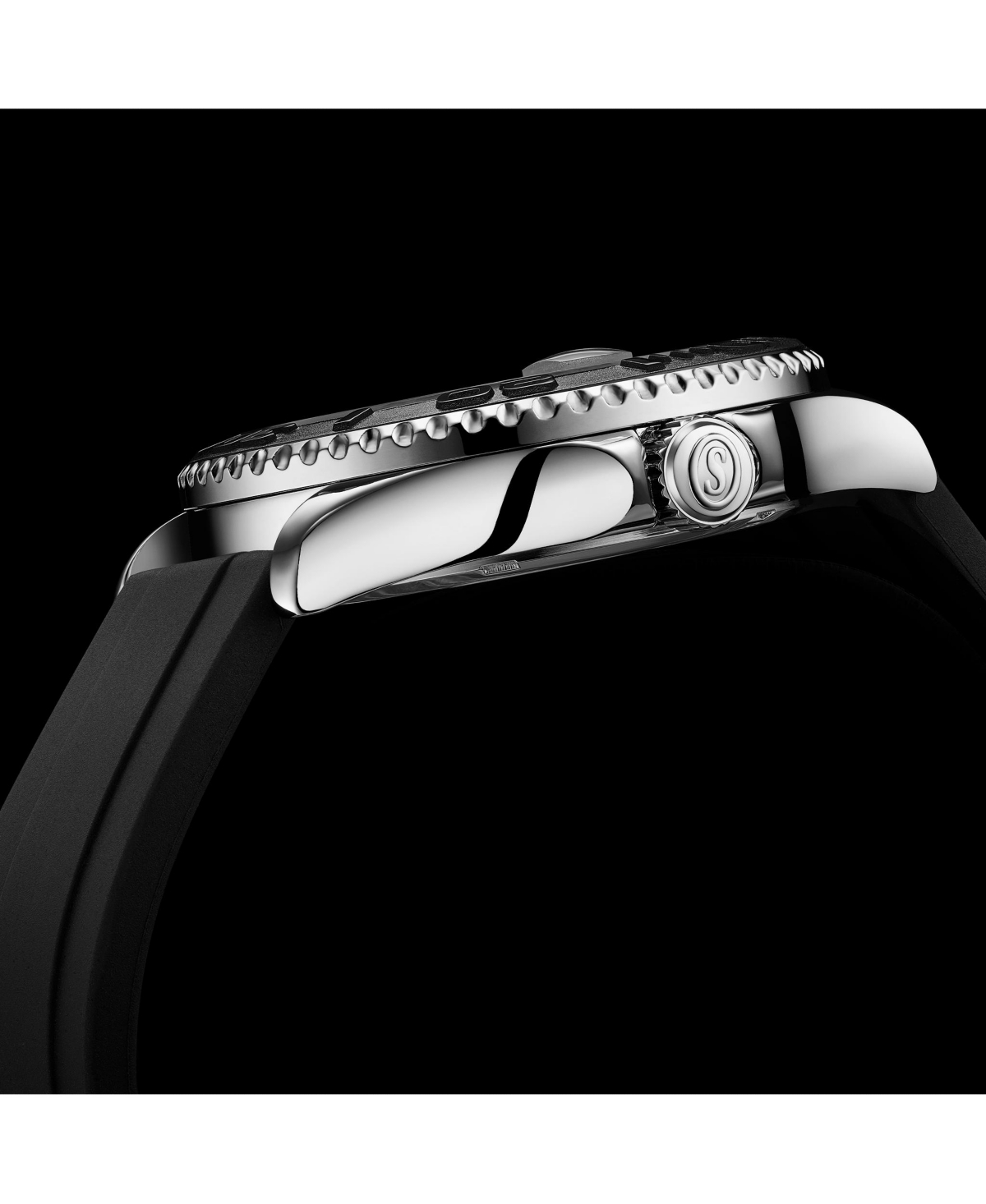 Stuhrling Men s Quartz Depthmaster Diver Watch with Silicone Strap, 42mm Case