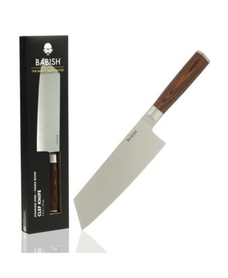 7.5-Inch Clef Knife High-Carbon 1.4116 German Steel Kitchen Knife, Chef & Cleaver Hybrid for Chopping, Slicing & Prep, Full-Tang, Razor Sharp