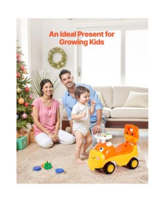 Ride On Toddler Push Car, Push Car for Toddler 19 to 36 Months, Kids Ride On Toy with Horn & Music