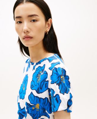 Women's Printed Crewneck Top