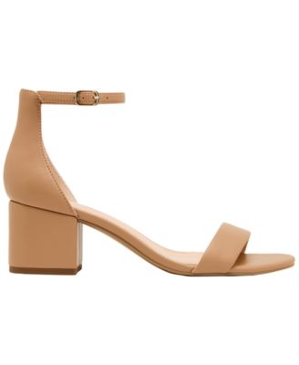Ileana Two-Piece Block-Heel Sandals